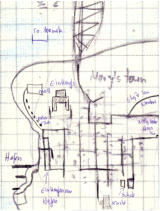 Der Stadtplan von Mary's Town